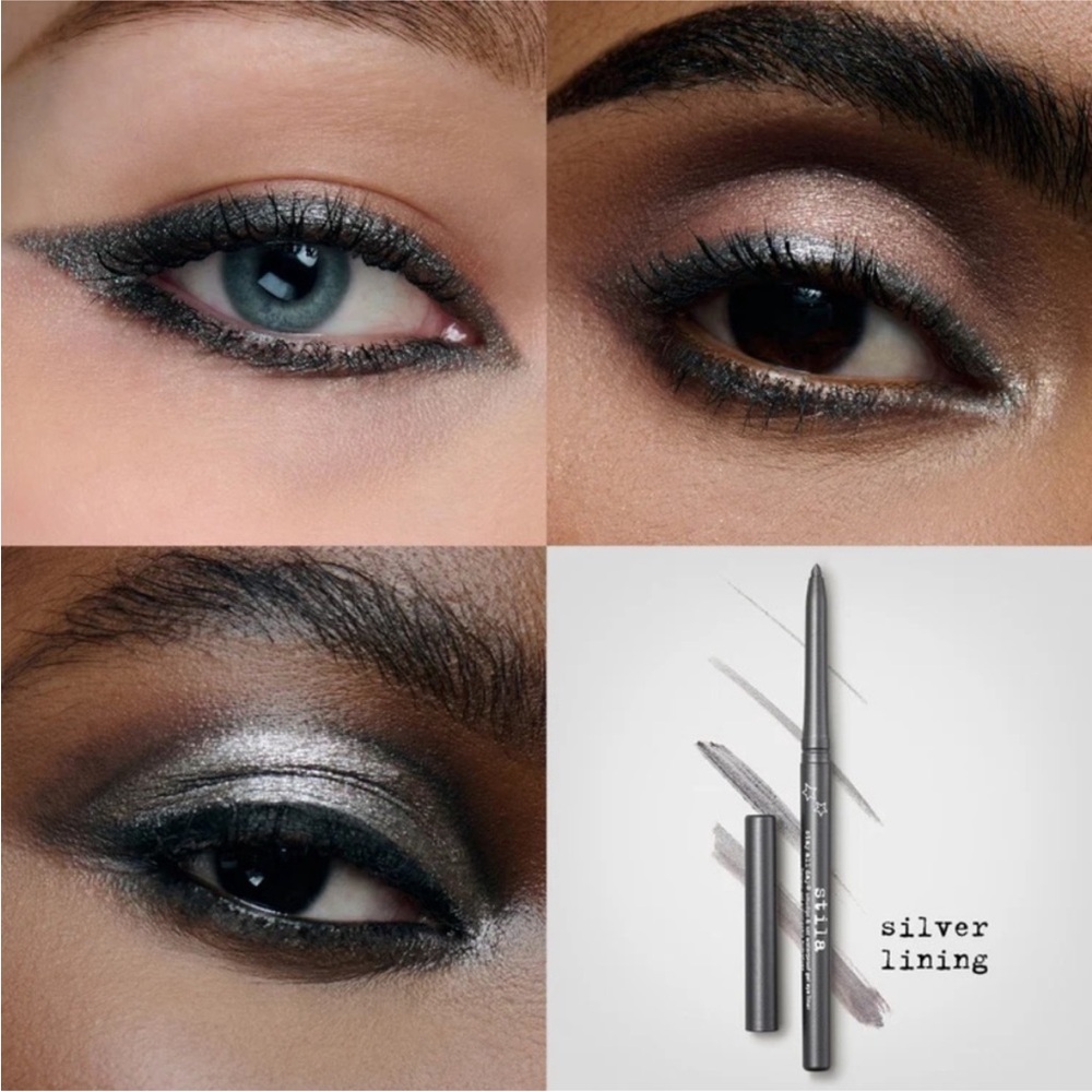 Stila Smudge & Set Waterproof Gel Eye Liner in Silver Lining